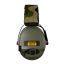 Sordin střelecká sluchátka Supreme Pro-X LED - zelené mušle, camo látka, gelové náušníky, LED světlo