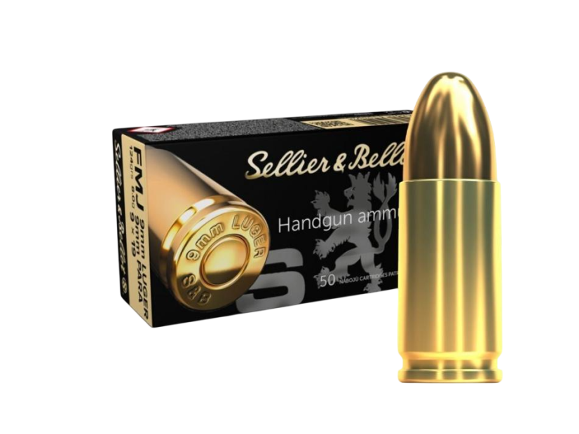 S&B 9x19 mm FMJ 124 grs