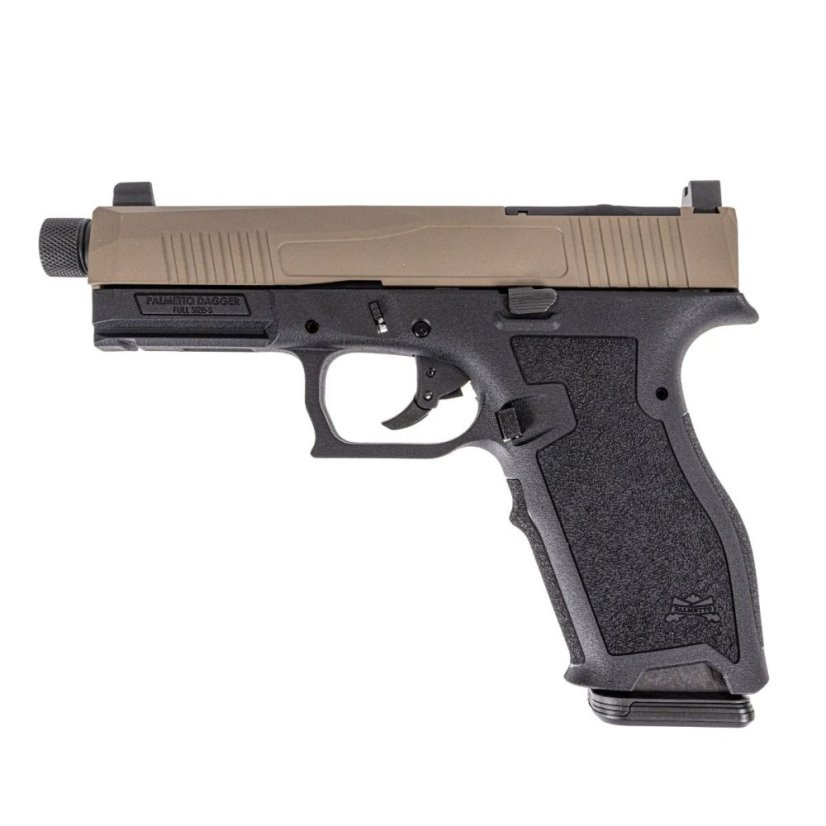 PSA Dagger Full Size - S 9mm Pistol With Extreme Carry Cut RMR Slide & Threaded Barrel, Two-Tone FDE