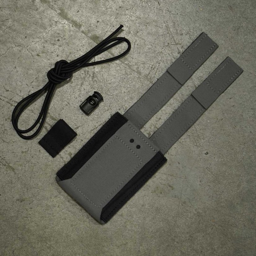 Black Trident OMERTA Rifle Mag Pouch - Barva: Wolf Grey