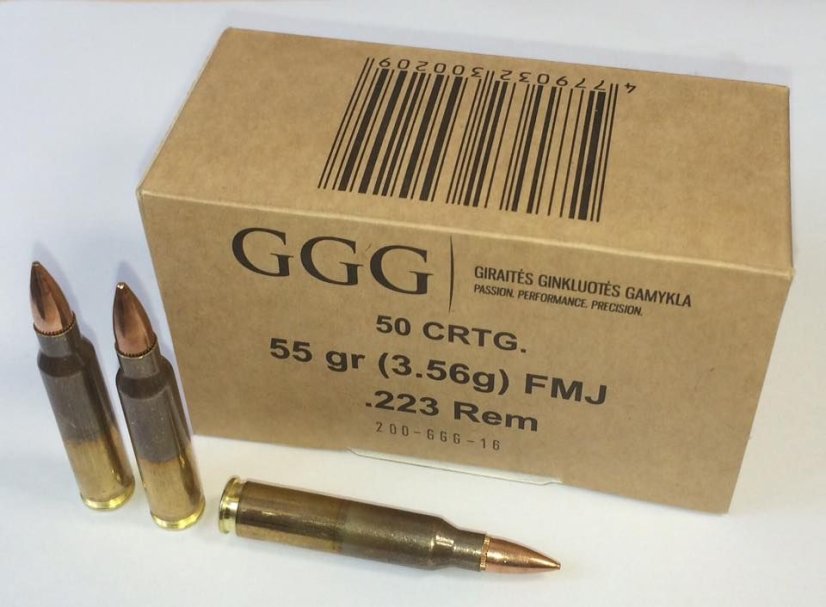 GGG 223 Rem. FMJ 55 grs
