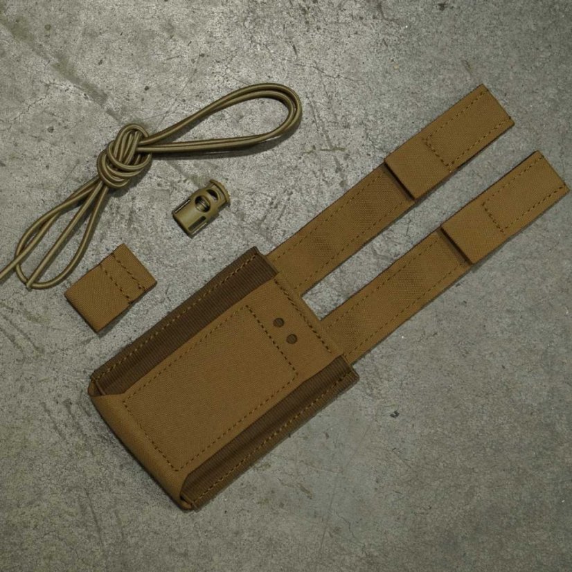 Black Trident OMERTA Rifle Mag Pouch - Color: Coyote Brown