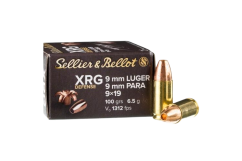 S&B 9x19 mm Nontox XRG Defence 100 grs