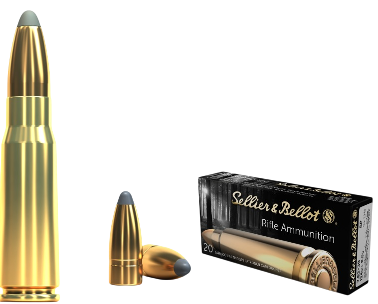 S&B 7,62x39 mm FMJ 124 grs SP