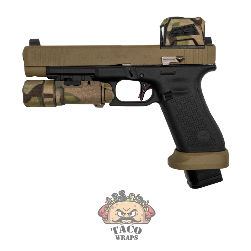 Taco Wraps Botka Glock zásobníku (+2) - Barva: Černá
