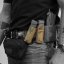 Black Trident OMERTA Pistol Mag Pouch - Barva: Wolf Grey