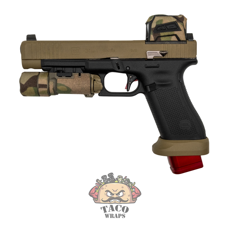 Taco Wraps Botka Glock zásobníku (+2) - Barva: Černá