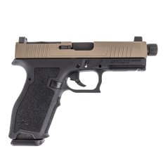 PSA Dagger Full Size - S 9mm Pistol With Extreme Carry Cut RMR Slide & Threaded Barrel, Two-Tone FDE
