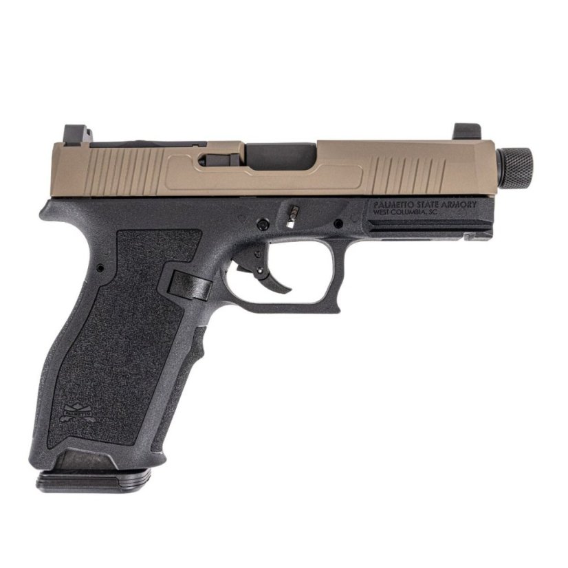 PSA Dagger Full Size - S 9mm Pistol With Extreme Carry Cut RMR Slide & Threaded Barrel, Two-Tone FDE